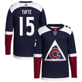 Riley Tufte Colorado Avalanche 2018/19 Alternate Primegreen Authentic Pro Jersey - Navy