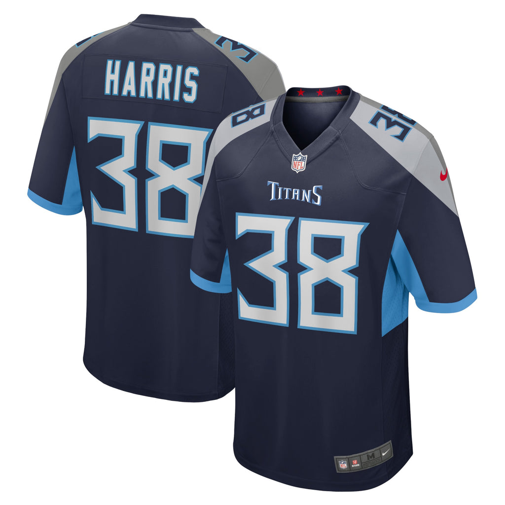 Davontae Harris Tennessee Titans Home Game Player Jersey - Navy
