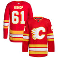 Clark Bishop Calgary Flames 2020/21 Home Primegreen Authentic Pro Jersey - Red