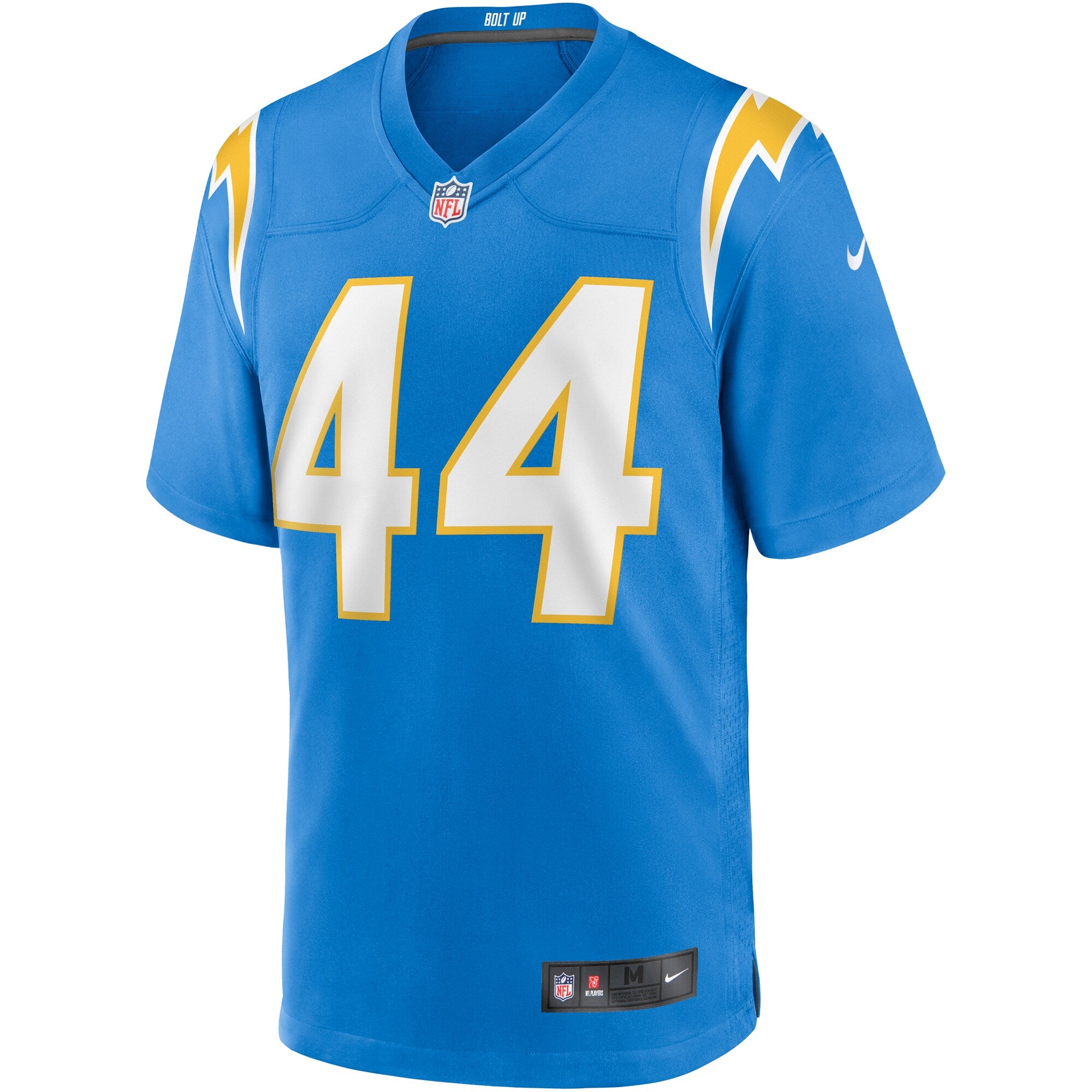 Kyzir White Los Angeles Chargers Game Jersey - Powder Blue