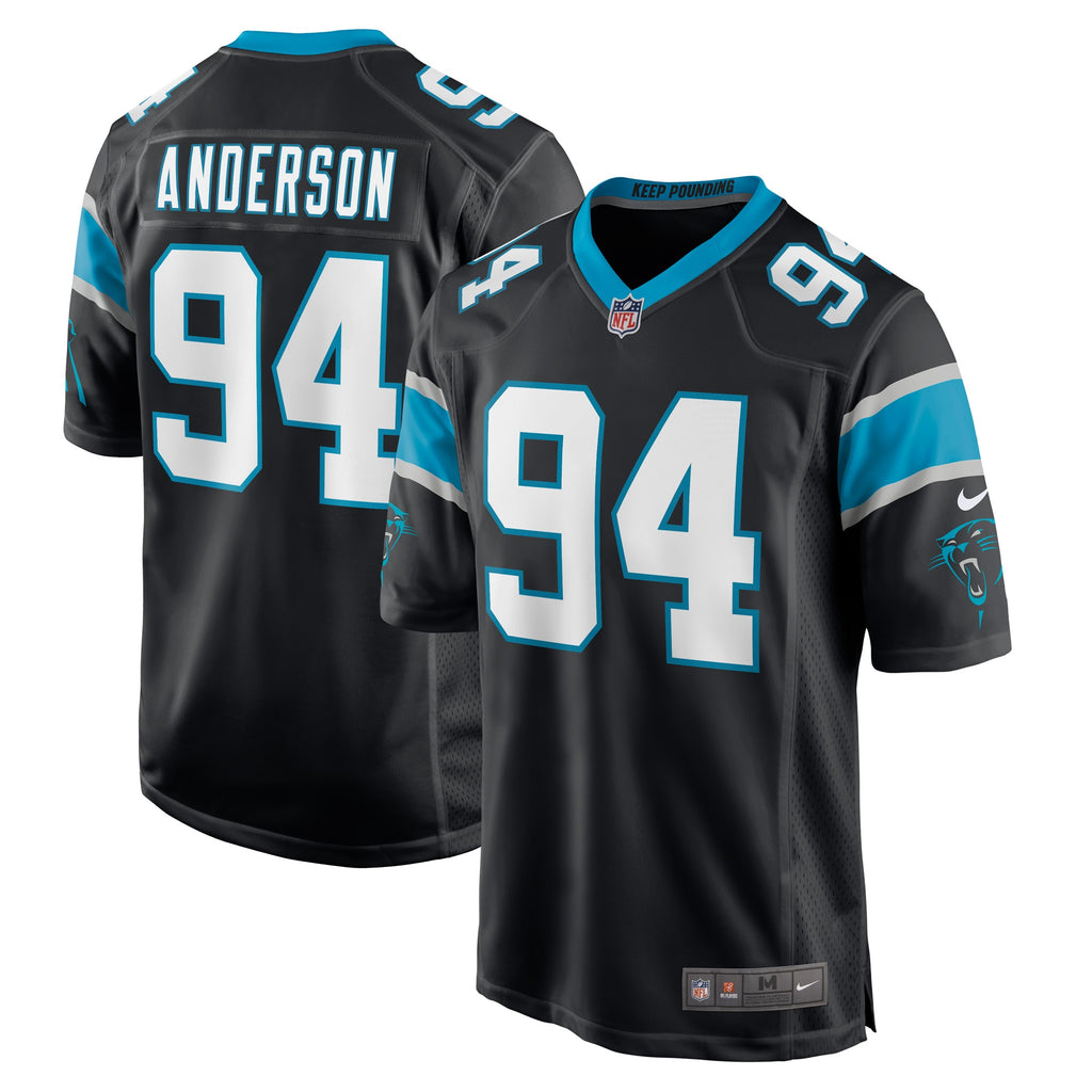 Henry Anderson Carolina Panthers Game Player Jersey - Black