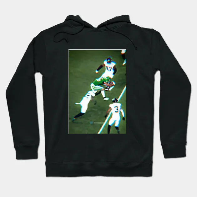 Official Exciting Whites Eagles - Cooper Dejean And Reed Blankenship Exciting Whites - Exciting Whites Eagles - Fly Saquon Barkley Eagles Fly Reverse Hurdle Vintage Hoodie