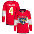 Casey Fitzgerald Florida Panthers Home Primegreen Authentic Pro Jersey - Red