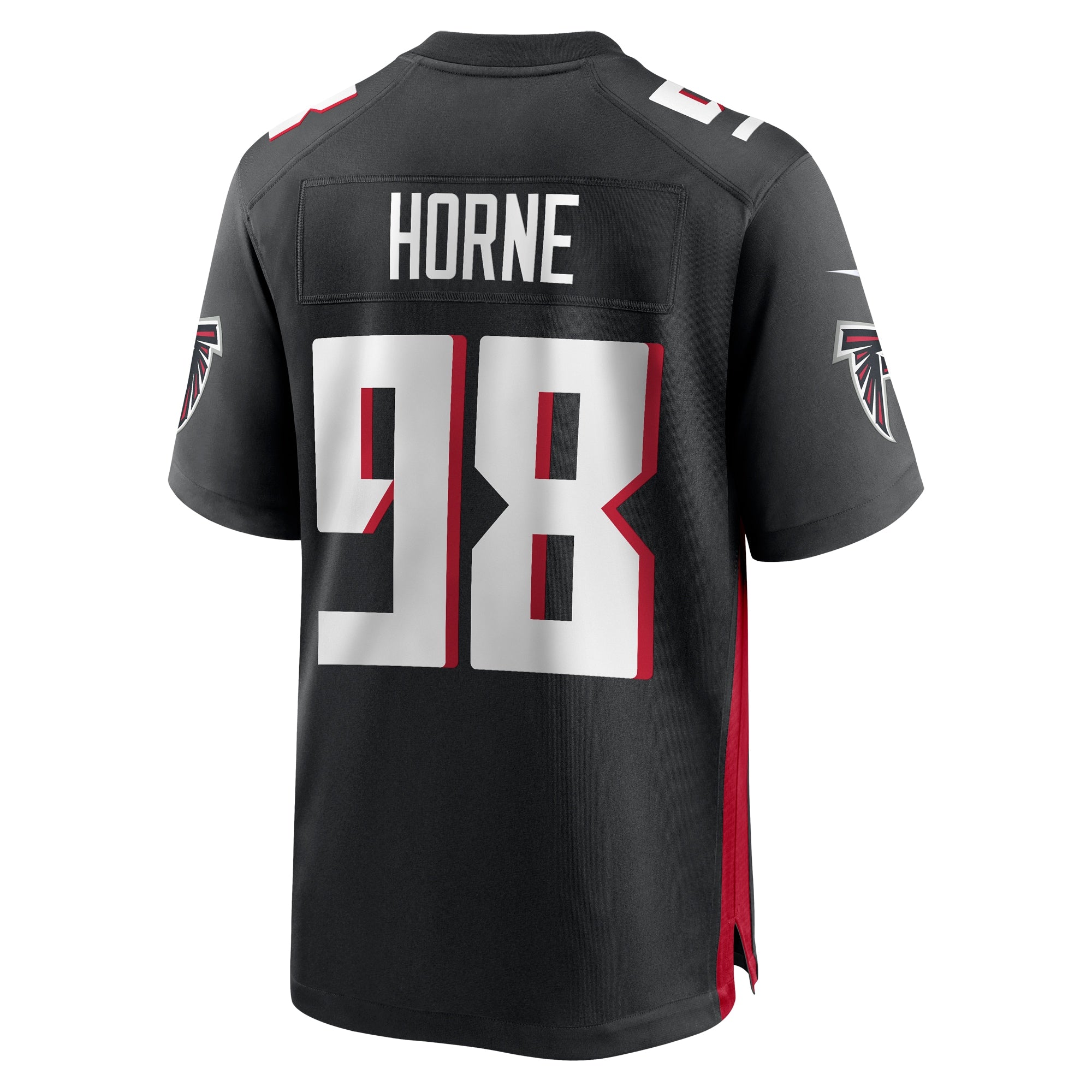 Timmy Horne Atlanta Falcons Game Player Jersey - { Black