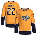 Tyson Barrie Nashville Predators Home Primegreen Authentic Pro Jersey - Gold