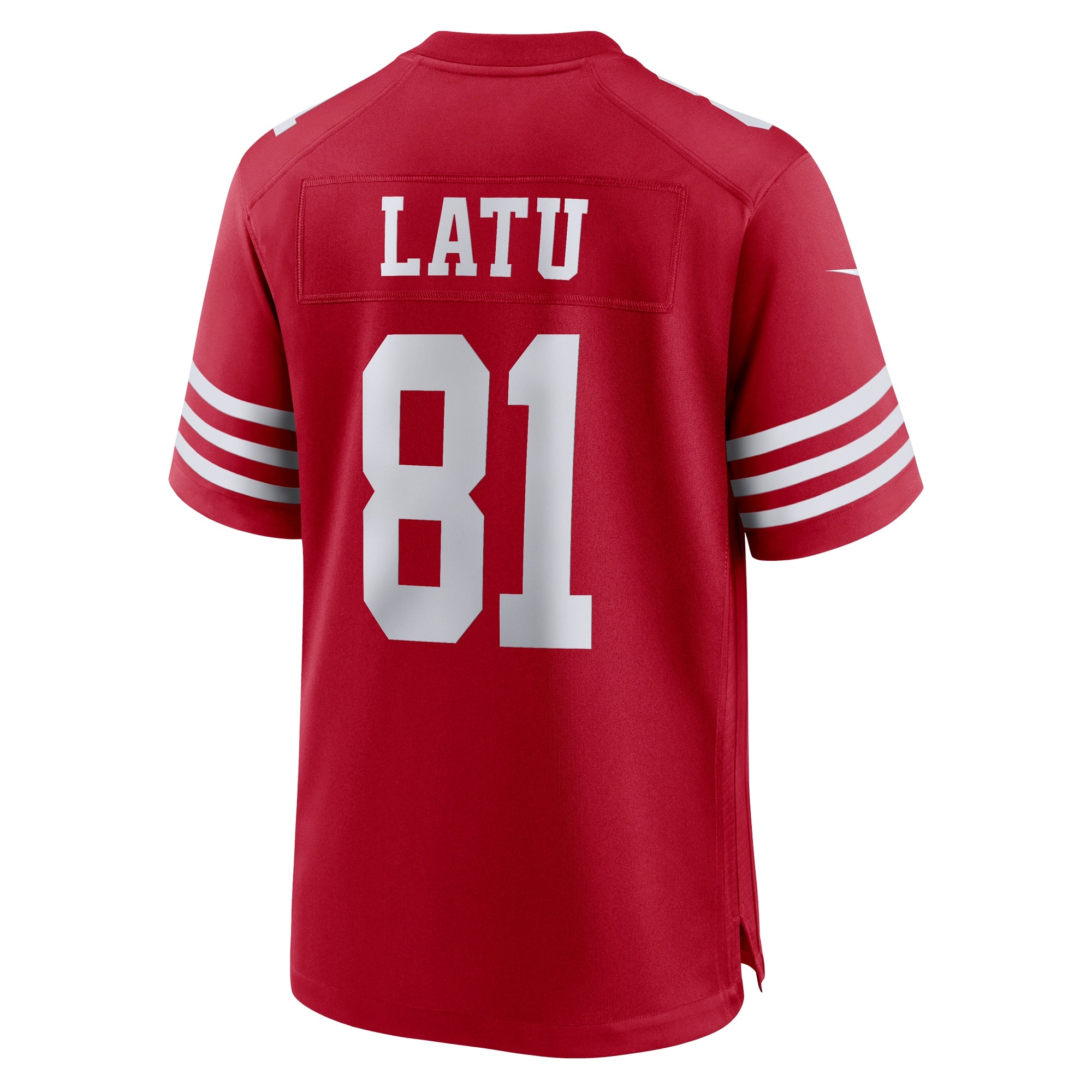 Cameron Latu San Francisco 49ers Team Game Jersey - Scarlet