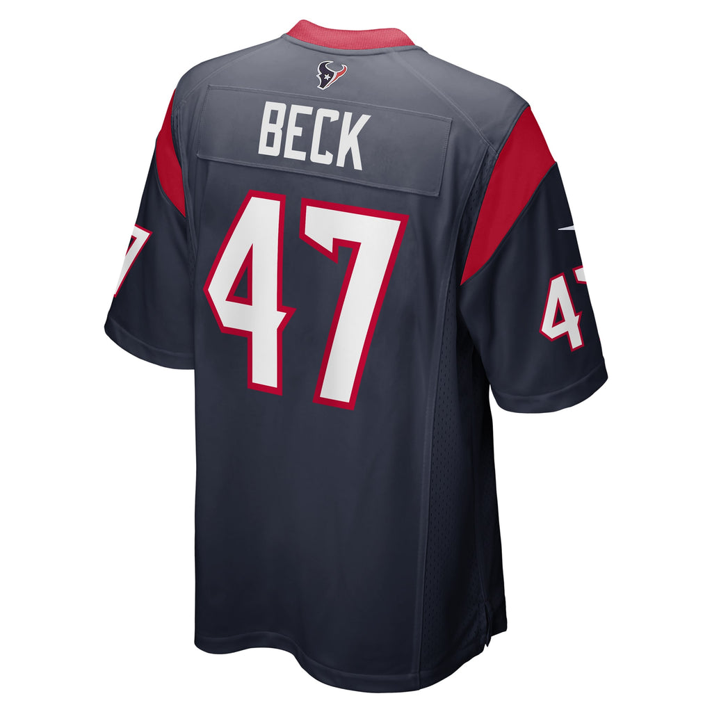Andrew Beck Houston Texans Game Player Jersey - Navy