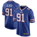 Ed Oliver Buffalo Bills Team Game Player Jersey - Royal