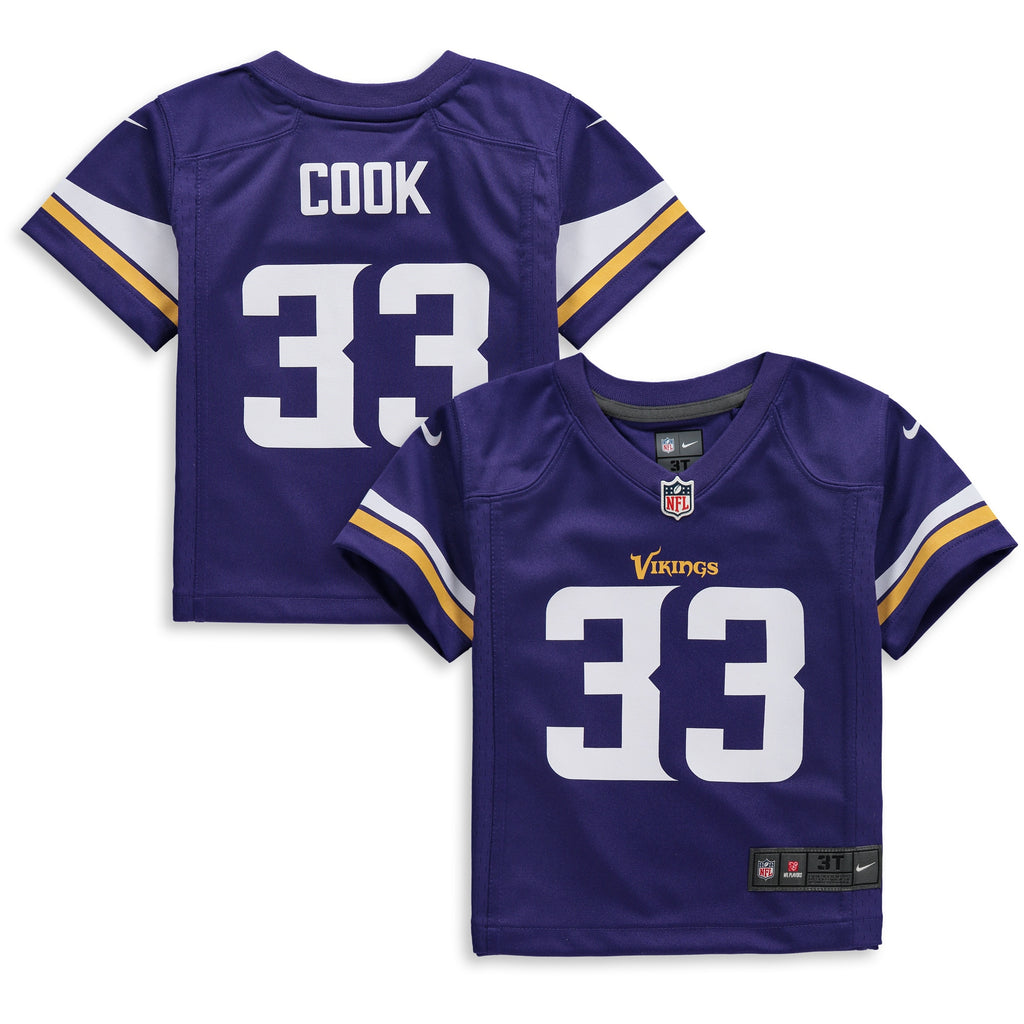 Dalvin Cook Minnesota Vikings Toddler Player Game Jersey - Purple