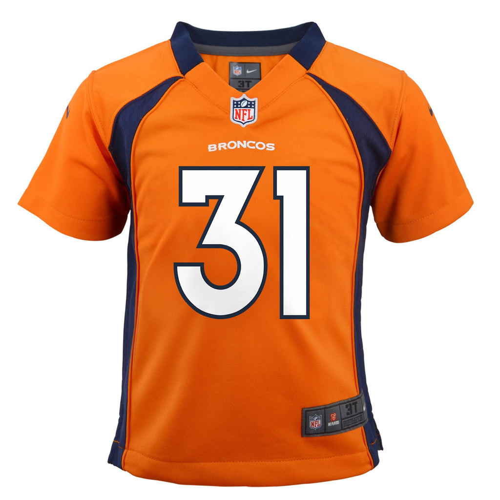 Justin Simmons Denver Broncos Toddler Game Jersey - Orange