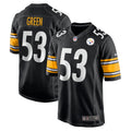 Kendrick Green Pittsburgh Steelers Game Jersey - Black
