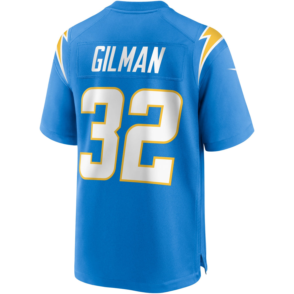 Alohi Gilman Los Angeles Chargers Game Jersey - Powder Blue