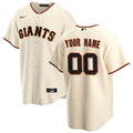 San Francisco Giants Youth Home Replica Custom Jersey - Cream