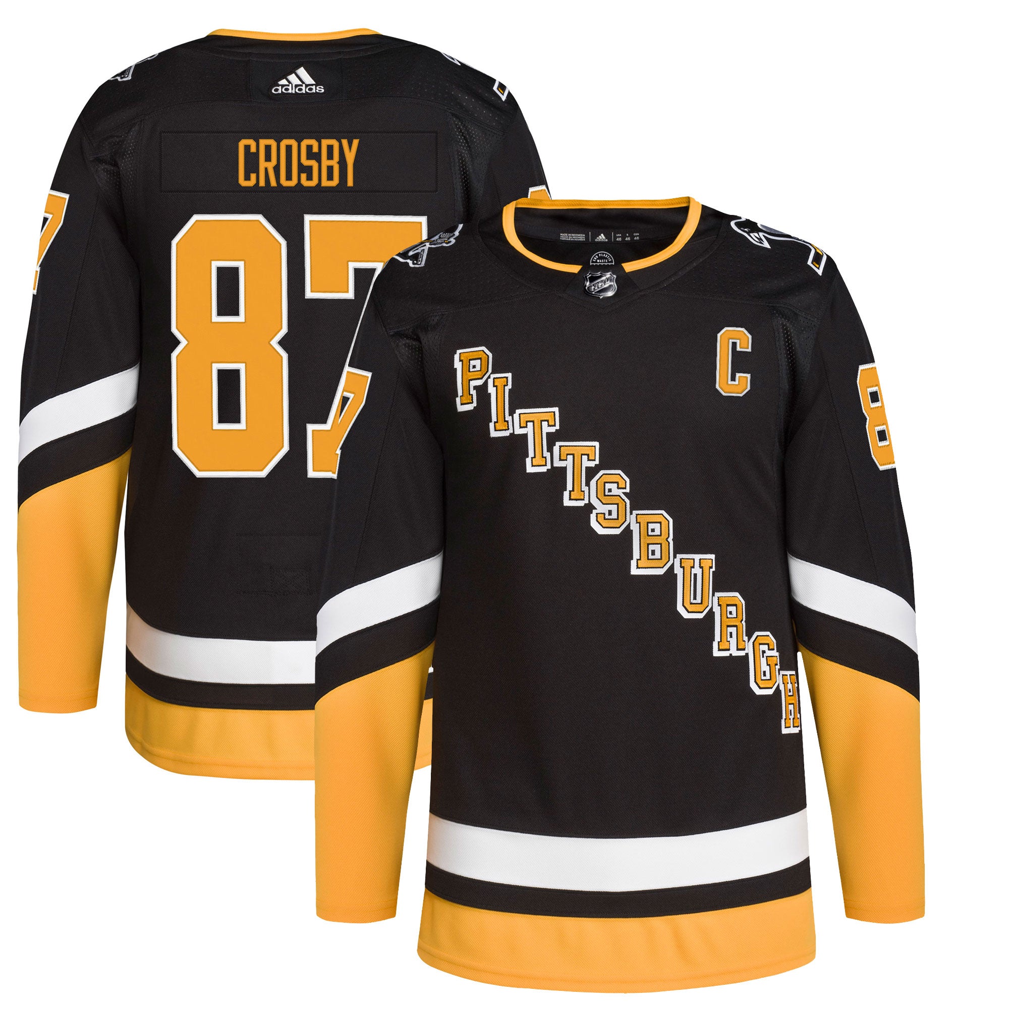 Sidney Crosby Pittsburgh Penguins 2021/22 Alternate Primegreen Authentic Pro Player Jersey - Black