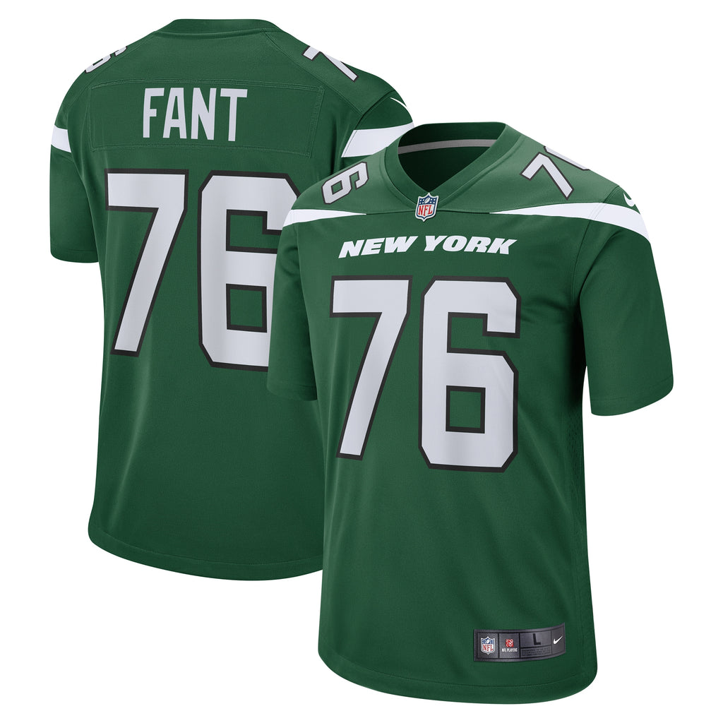 George Fant New York Jets Game Jersey - Gotham Green