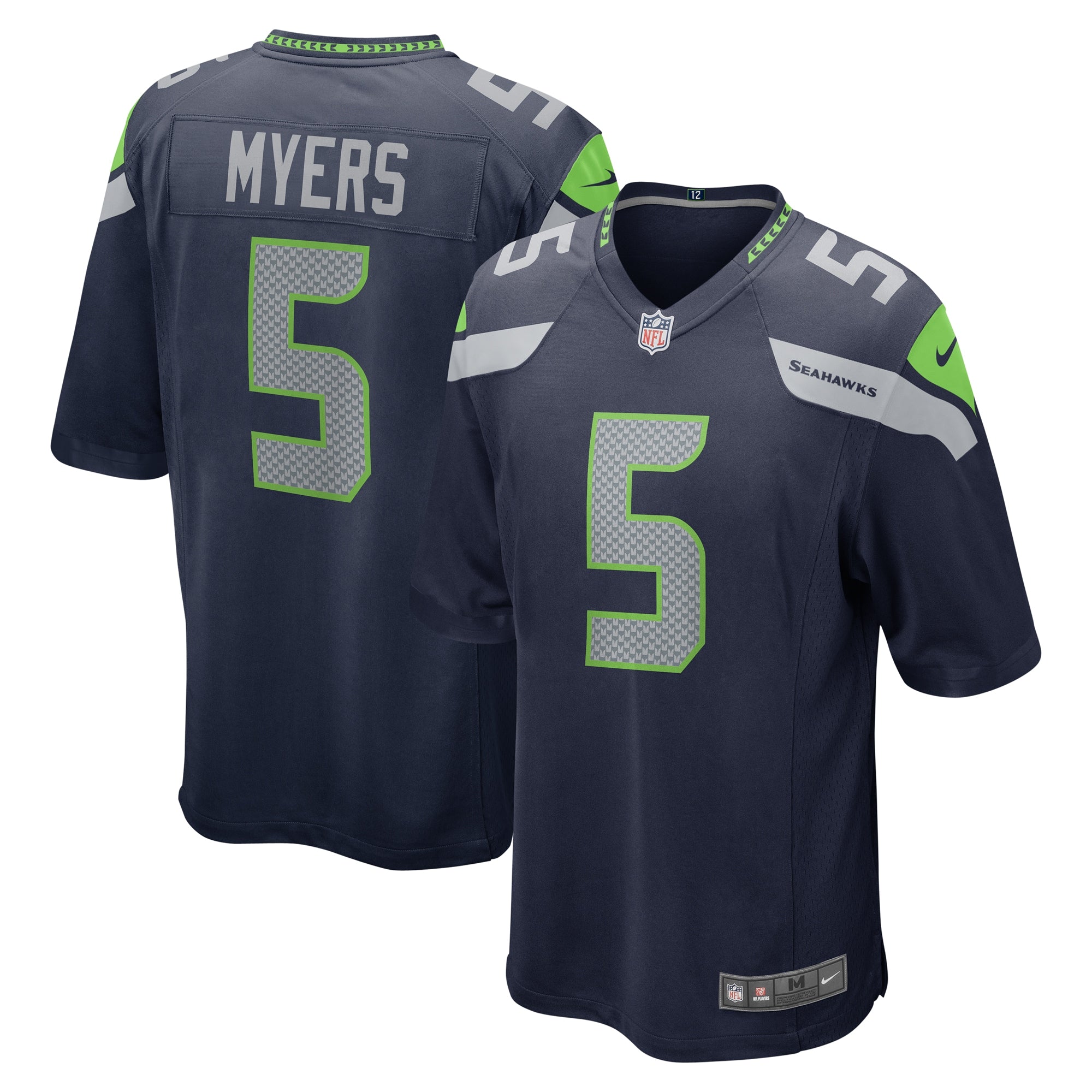 Jason Myers Seattle Seahawks Game Jersey - College Navy