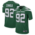 Jabari Zuniga New York Jets Game Jersey - Gotham Green