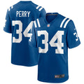 Joe Perry Indianapolis Colts Game Retired Player Jersey - Royal