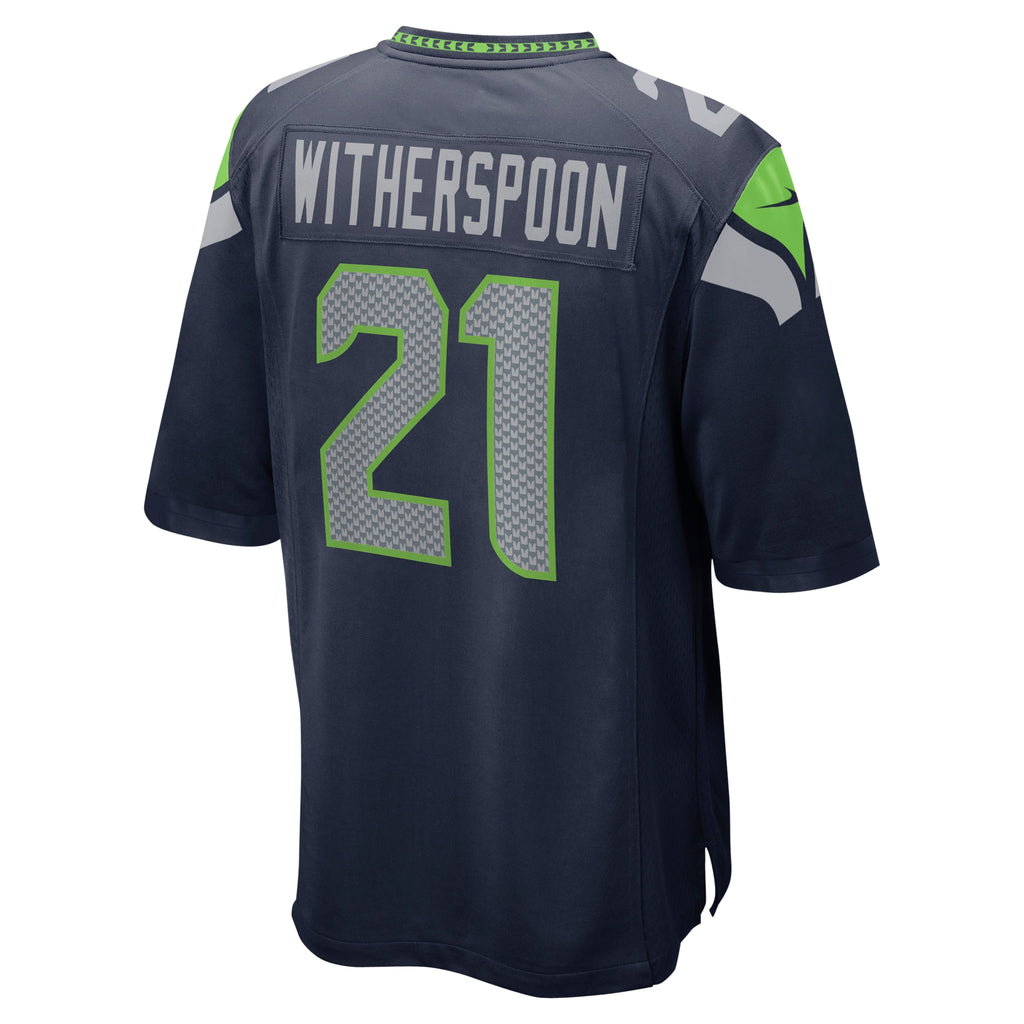 Devon Witherspoon Seattle Seahawks 2023 NFL Draft First Round Pick Game Jersey - College Navy
