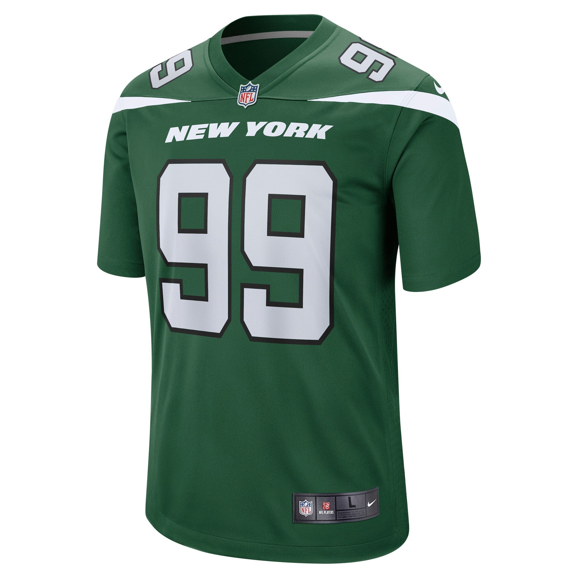Will McDonald IV New York Jets 2023 NFL Draft First Round Pick Game Jersey - Gotham Green