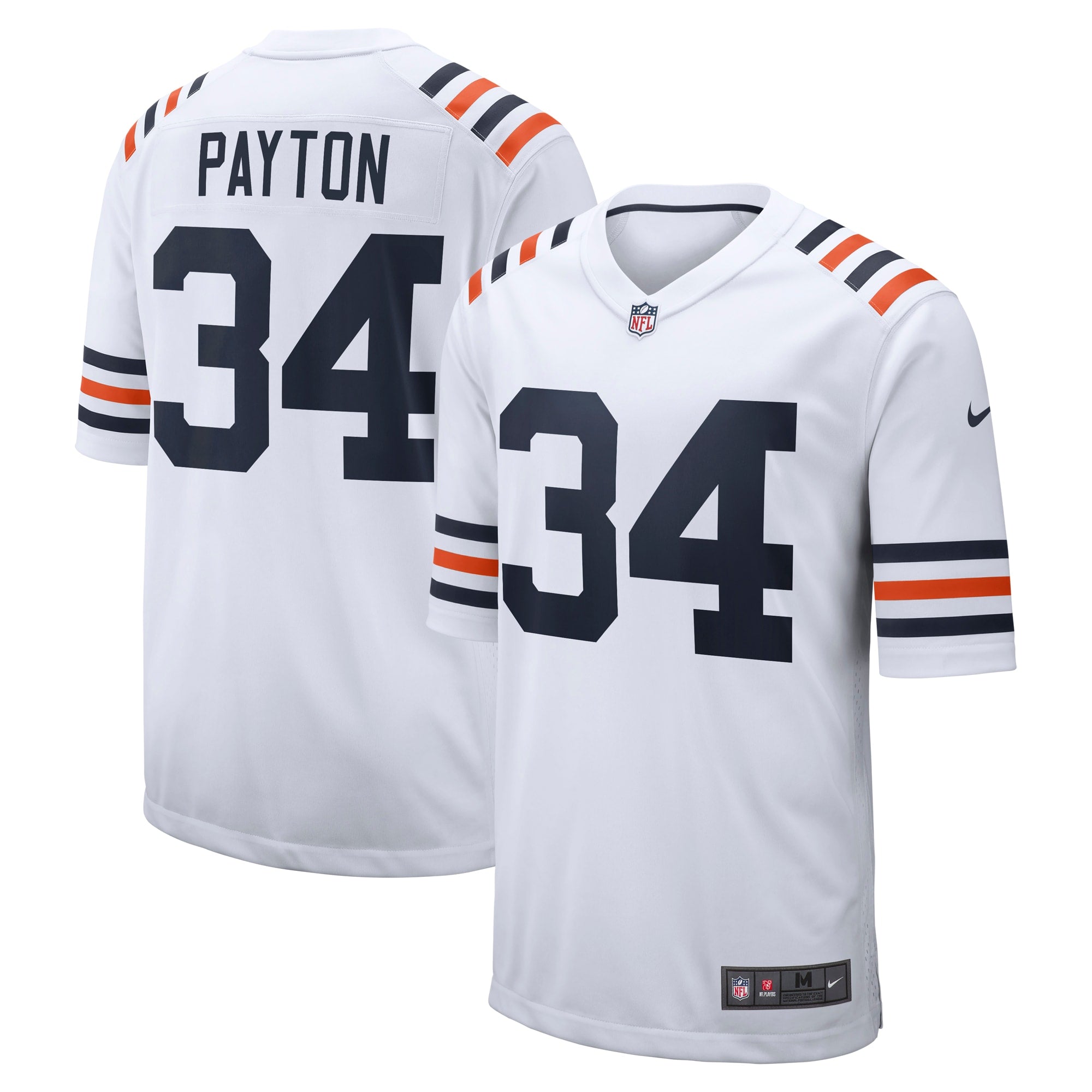 Walter Payton Chicago Bears Retired Player Game Jersey - White