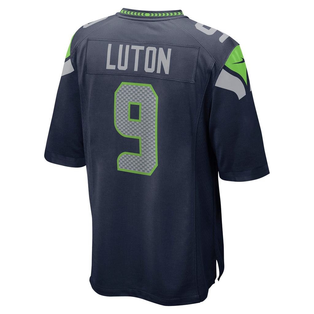 Jake Luton Seattle Seahawks Game Player Jersey - College Navy
