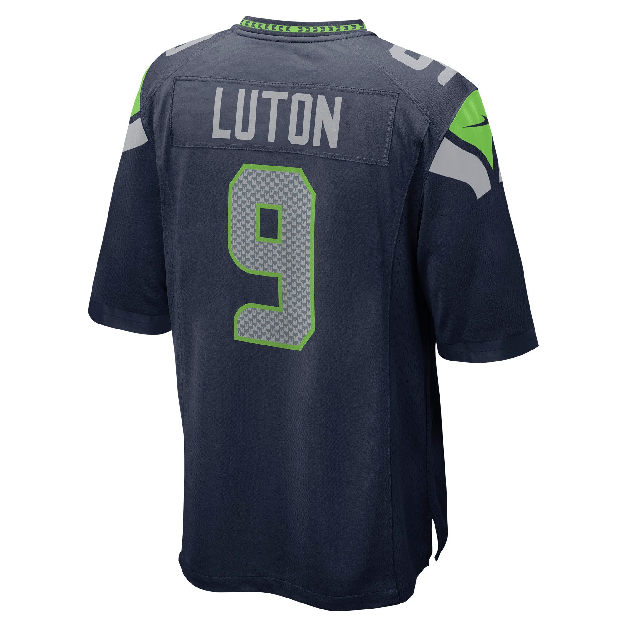 Jake Luton Seattle Seahawks Game Player Jersey - College Navy