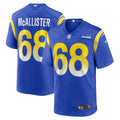 Mike McAllister Los Angeles Rams Home Game Jersey - Royal