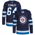 Logan Stanley Winnipeg Jets Home Authentic Pro Jersey - Navy