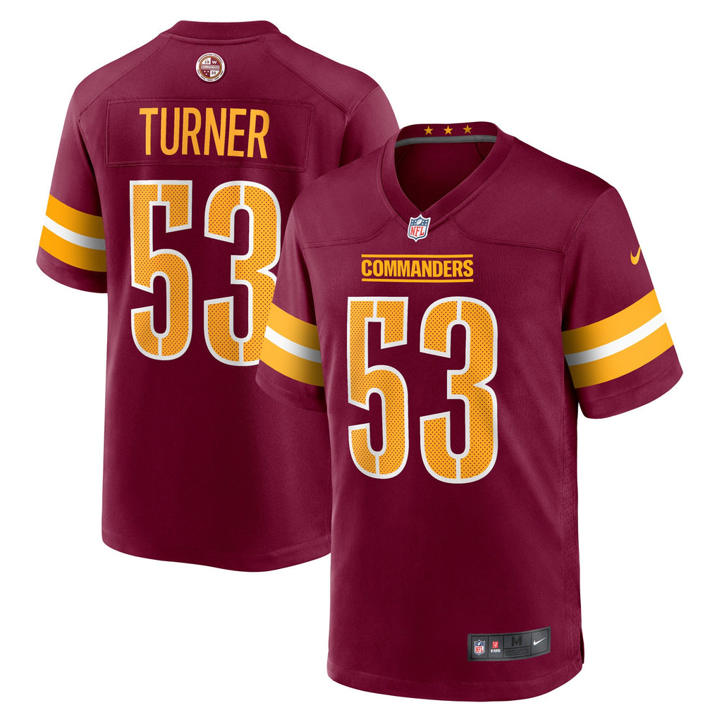 Trai Turner Washington Commanders Player Game Jersey - Burgundy