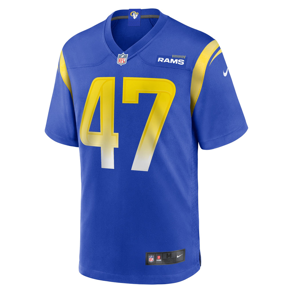 Alex Ward Los Angeles Rams Home Game Jersey - Royal