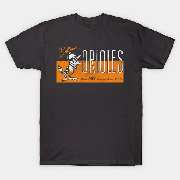 Vintage Baltimore Orioles 1954 - Vintage Look Design T-Shirt