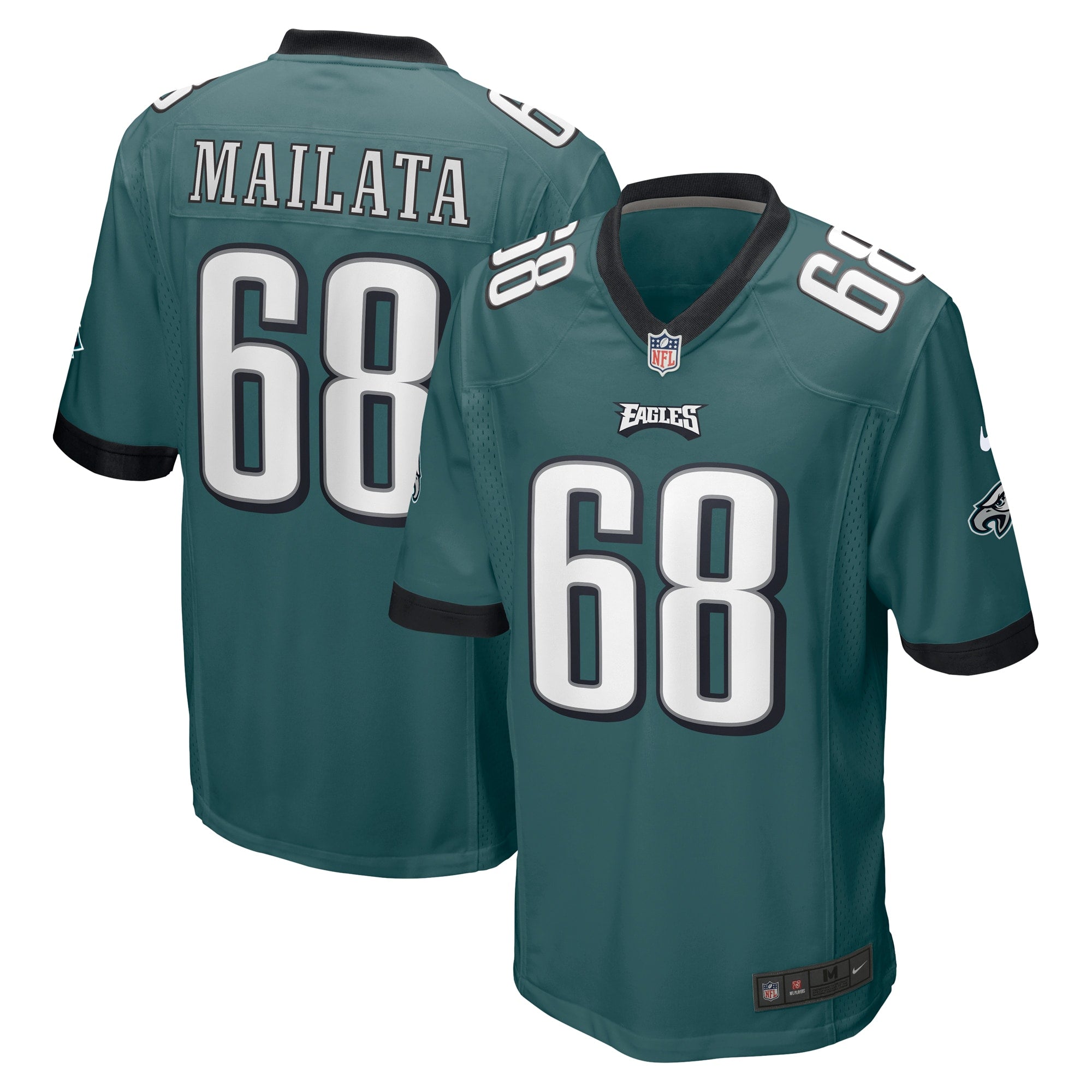 Jordans Mailata Philadelphia Eagles Game Jersey - Midnight Green