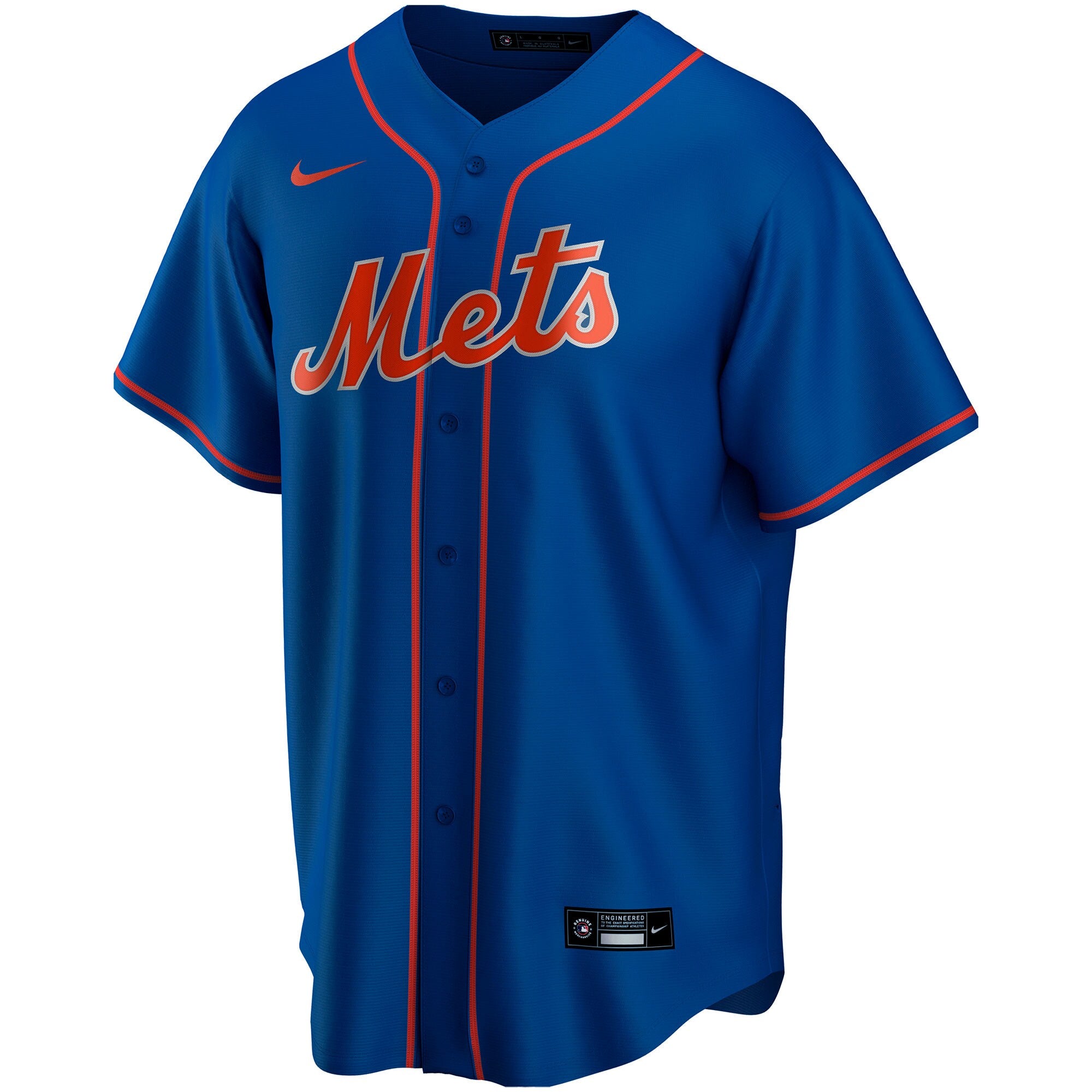 New York Mets Alternate Replica Custom Jersey - Royal