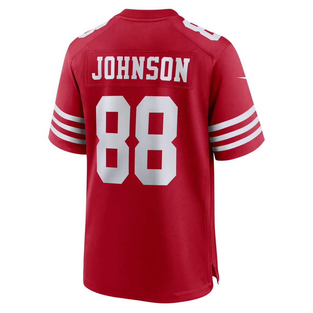 Tyron Johnson San Francisco 49ers Team Game Jersey - Scarlet