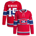 Alex Newhook Montreal Canadiens Home Primegreen Authentic Pro Jersey - Red