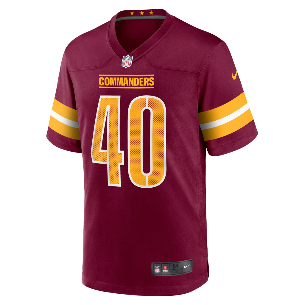 Kendall Smith Washington Commanders Team Game Jersey - Burgundy