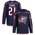 Josh Dunne Columbus Blue Jackets Home Primegreen Authentic Pro Jersey - Navy