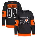 Cam Atkinson Philadelphia Flyers Alternate Primegreen Authentic Pro Jersey - Black