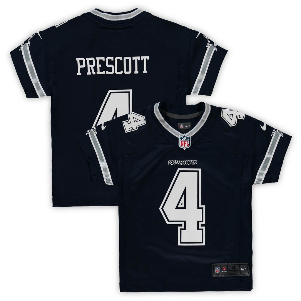 Preschool Dak Prescott Navy Dallas Cowboys Team Game Jersey