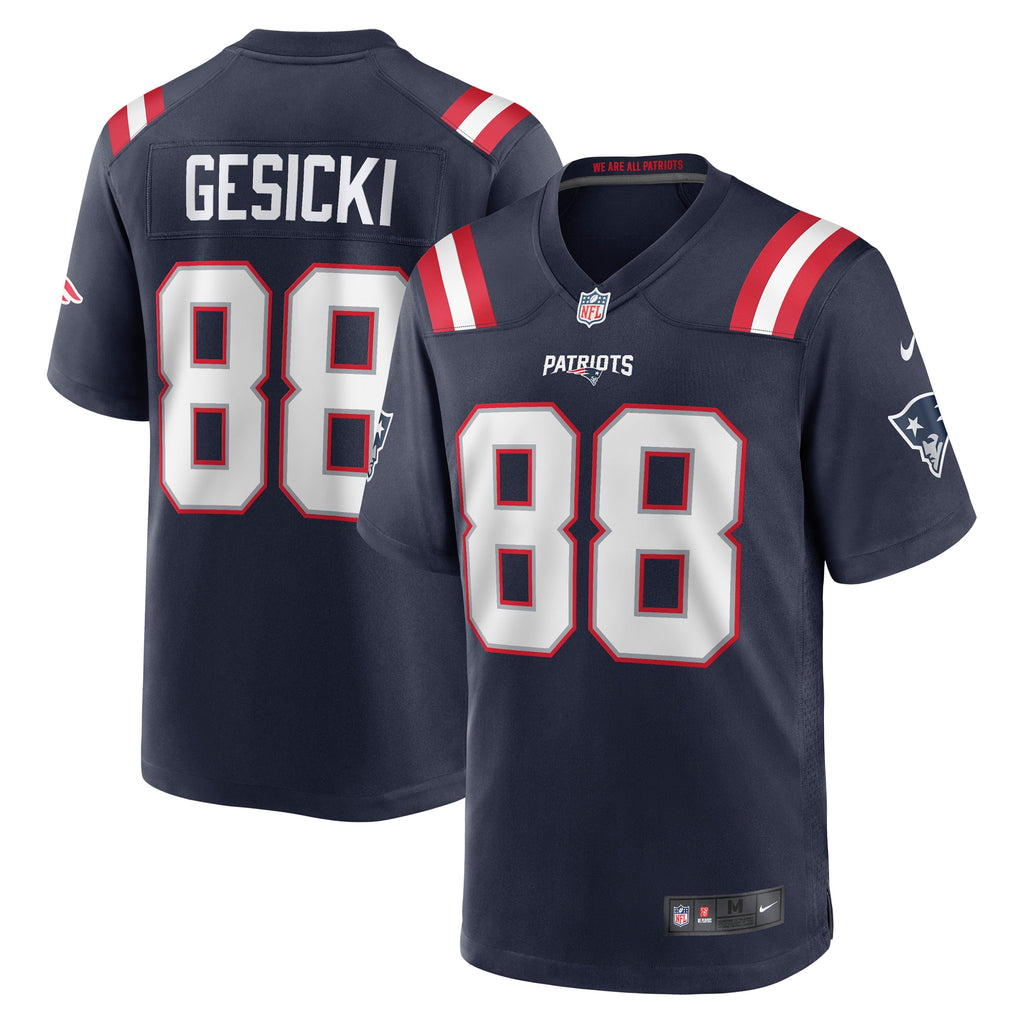 Mike Gesicki New England Patriots Game Jersey - Navy