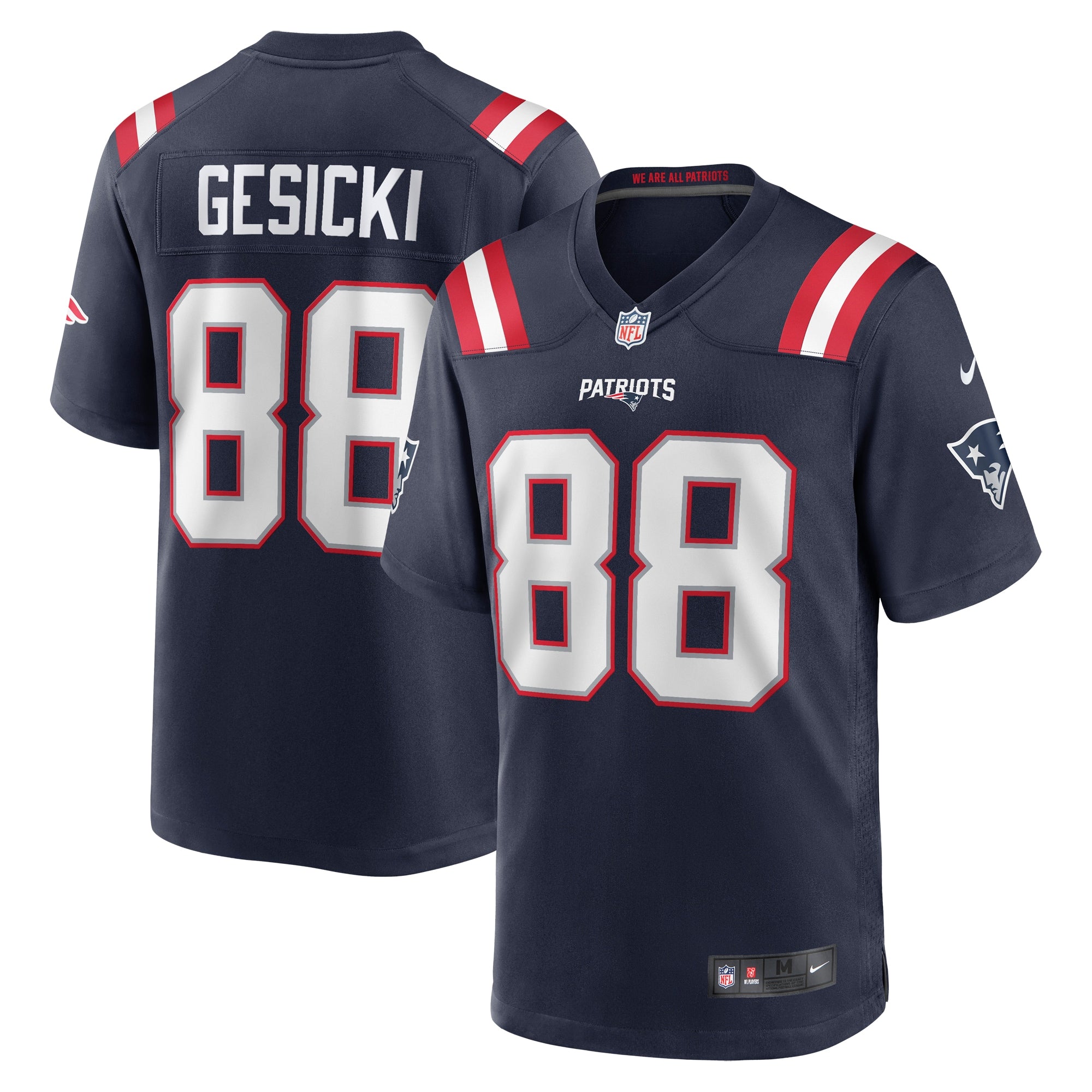 Mike Gesicki New England Patriots Game Jersey - Navy