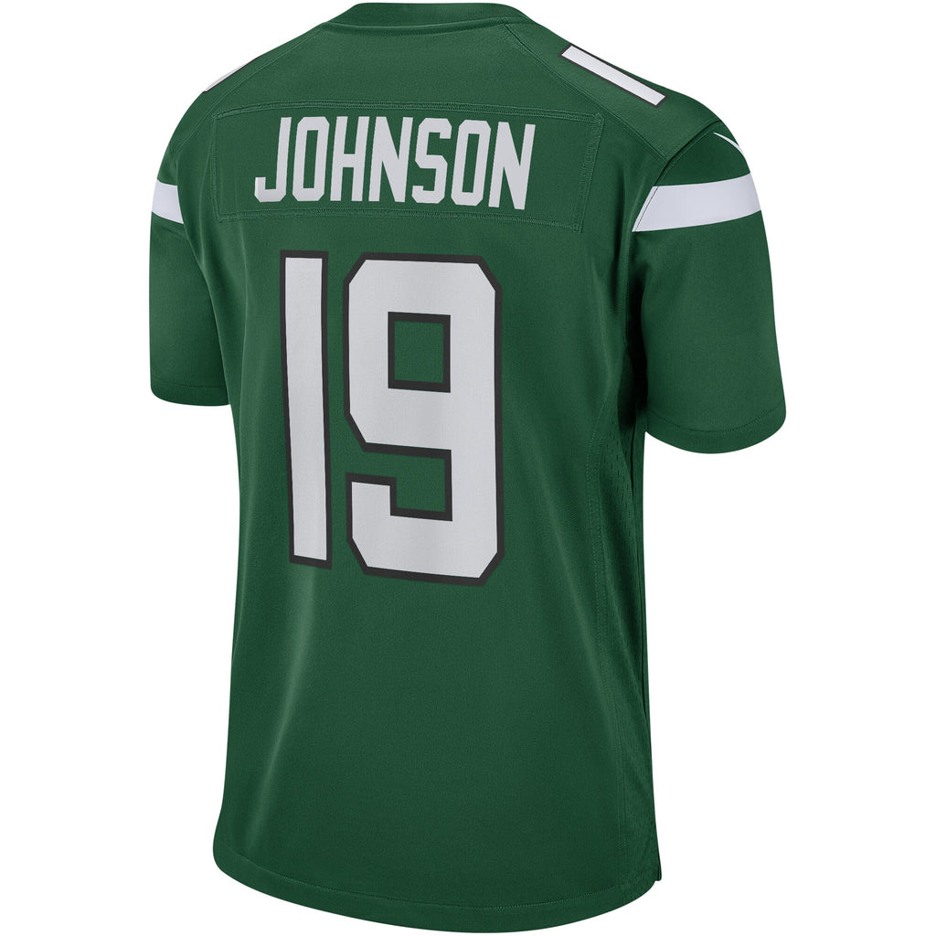 Keyshawn Johnson New York Jets Game Retired Player Jersey - Gotham Green