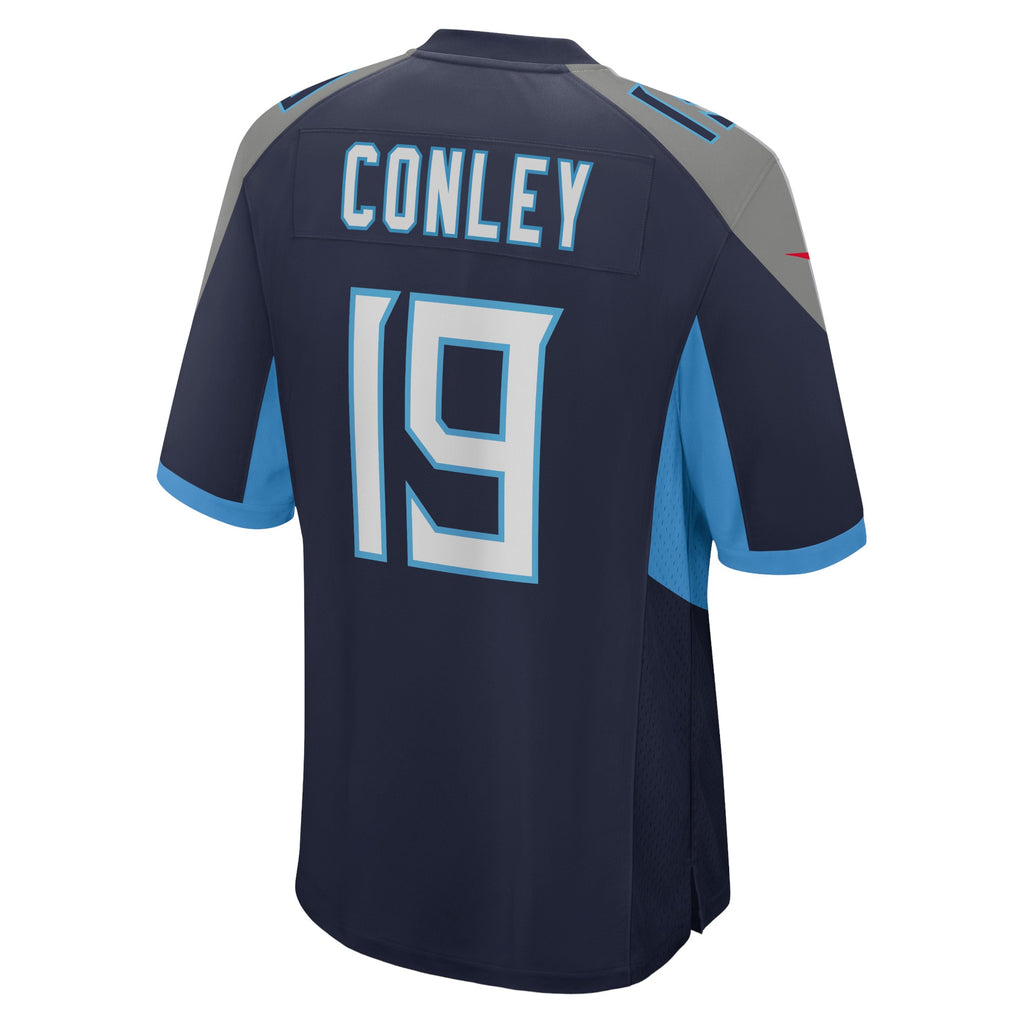 Chris Conley Tennessee Titans Home Game Player Jersey - Navy