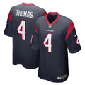 Tavierre Thomas Houston Texans Team Game Jersey - ?Navy