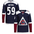 Ben Meyers Colorado Avalanche 2018/19 Alternate Primegreen Authentic Pro Jersey - Navy