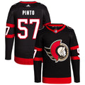 Shane Pinto Ottawa Senators Home Primegreen Authentic Pro Jersey - Black