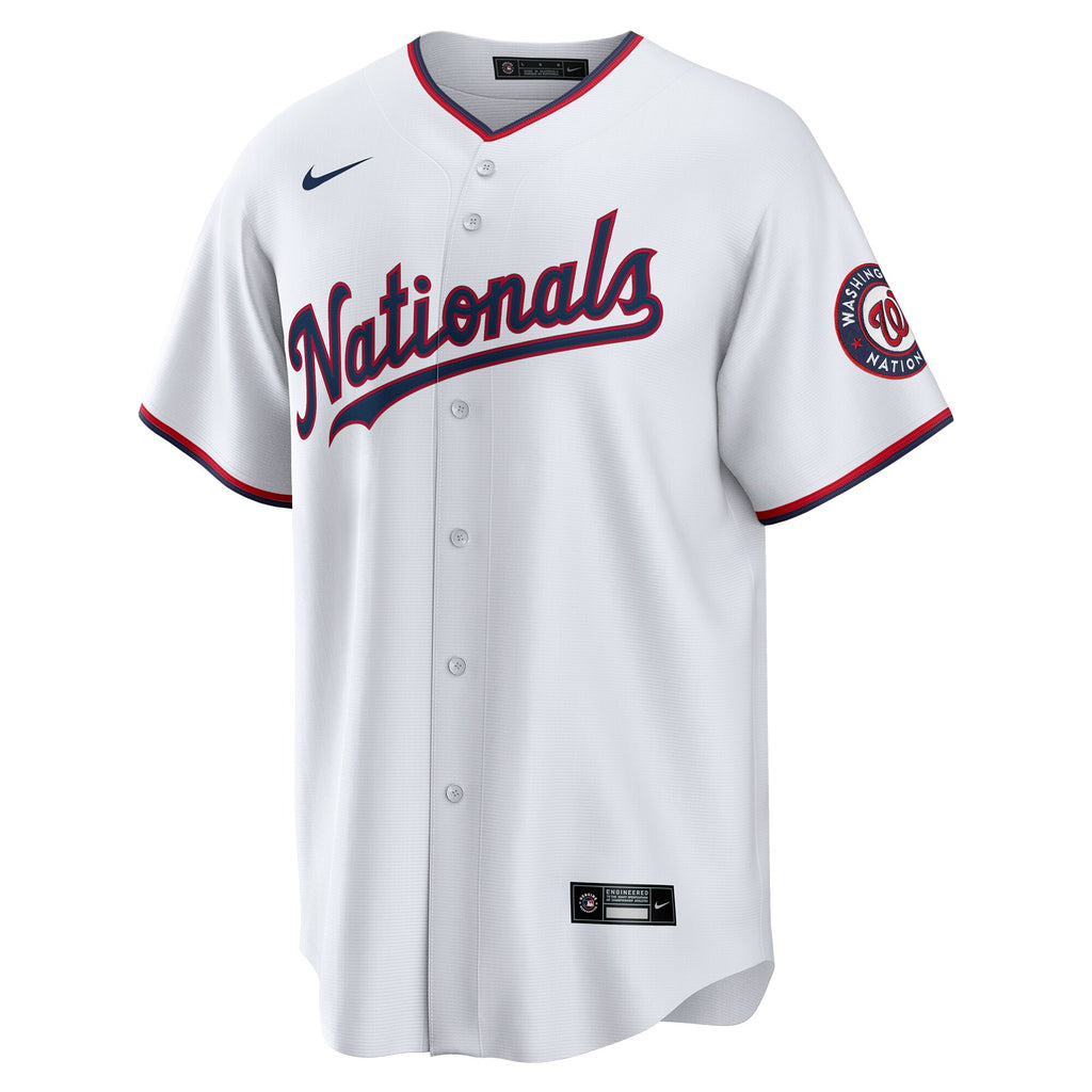 Washington Nationals Replica Custom Jersey - White