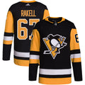 Rickard Rakell Pittsburgh Penguins Home Primegreen Authentic Pro Jersey - Black