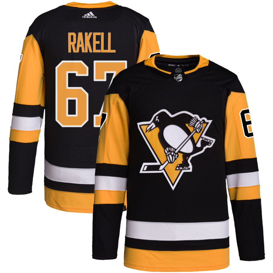 Rickard Rakell Pittsburgh Penguins Home Primegreen Authentic Pro Jersey - Black